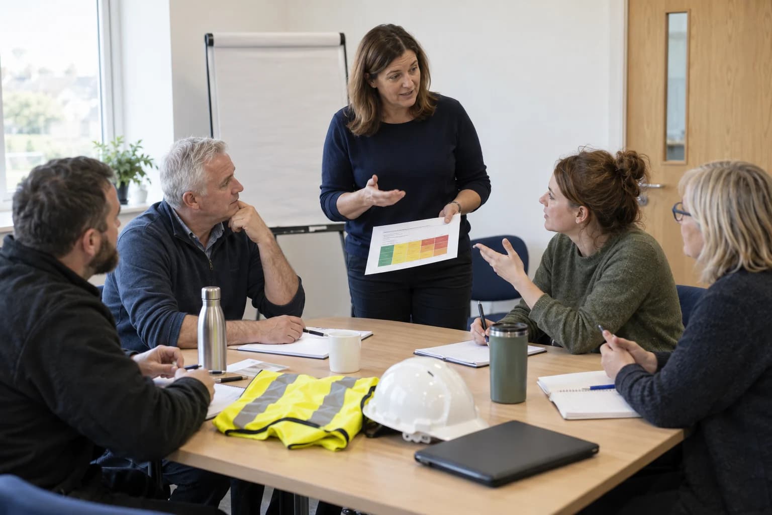 Small instructor-led workshop with discussion and practical materials